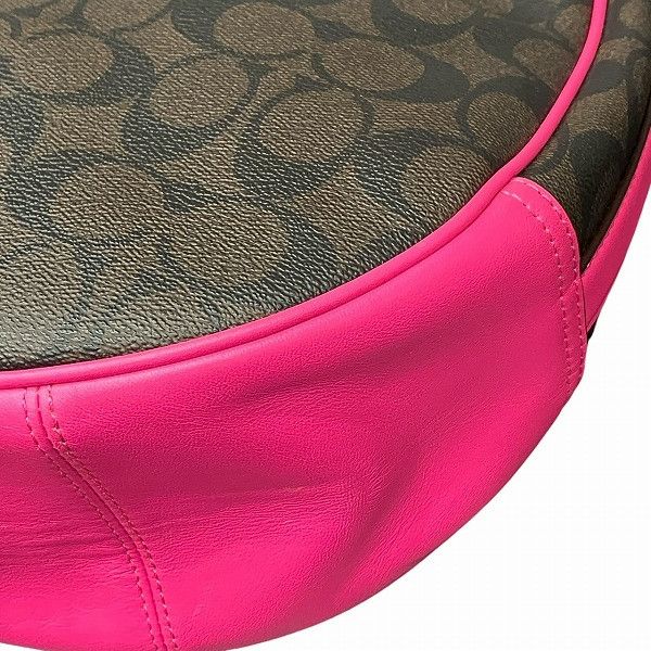 Coach Coach Coach Signature PVC 2way Bag Leather Shoulder Bag F23856 Size ONE SIZE - 4 Thumbnail