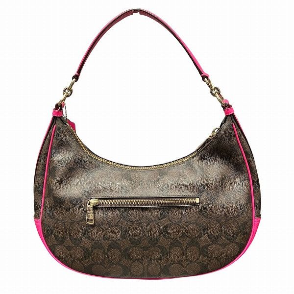 Coach Coach Coach Signature PVC 2way Bag Leather Shoulder Bag F23856 Size ONE SIZE - 2 Thumbnail