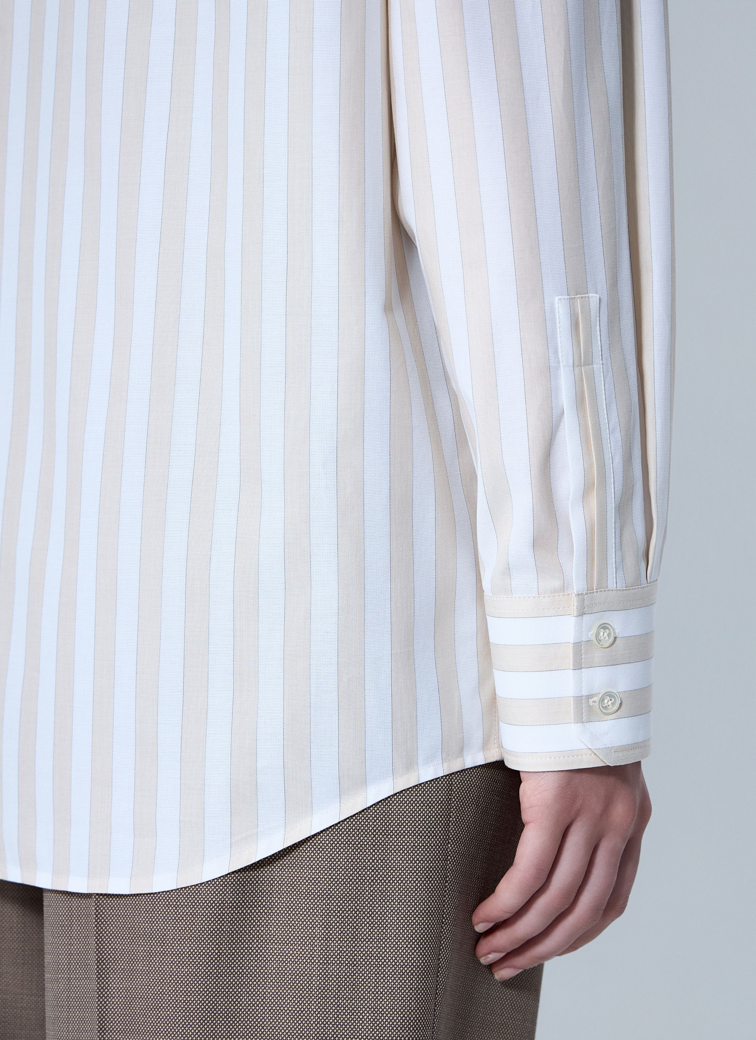 Saint Laurent Paris Striped Button-Down Shirt Size M / US 6-8 / IT 42-44 - 6 Thumbnail