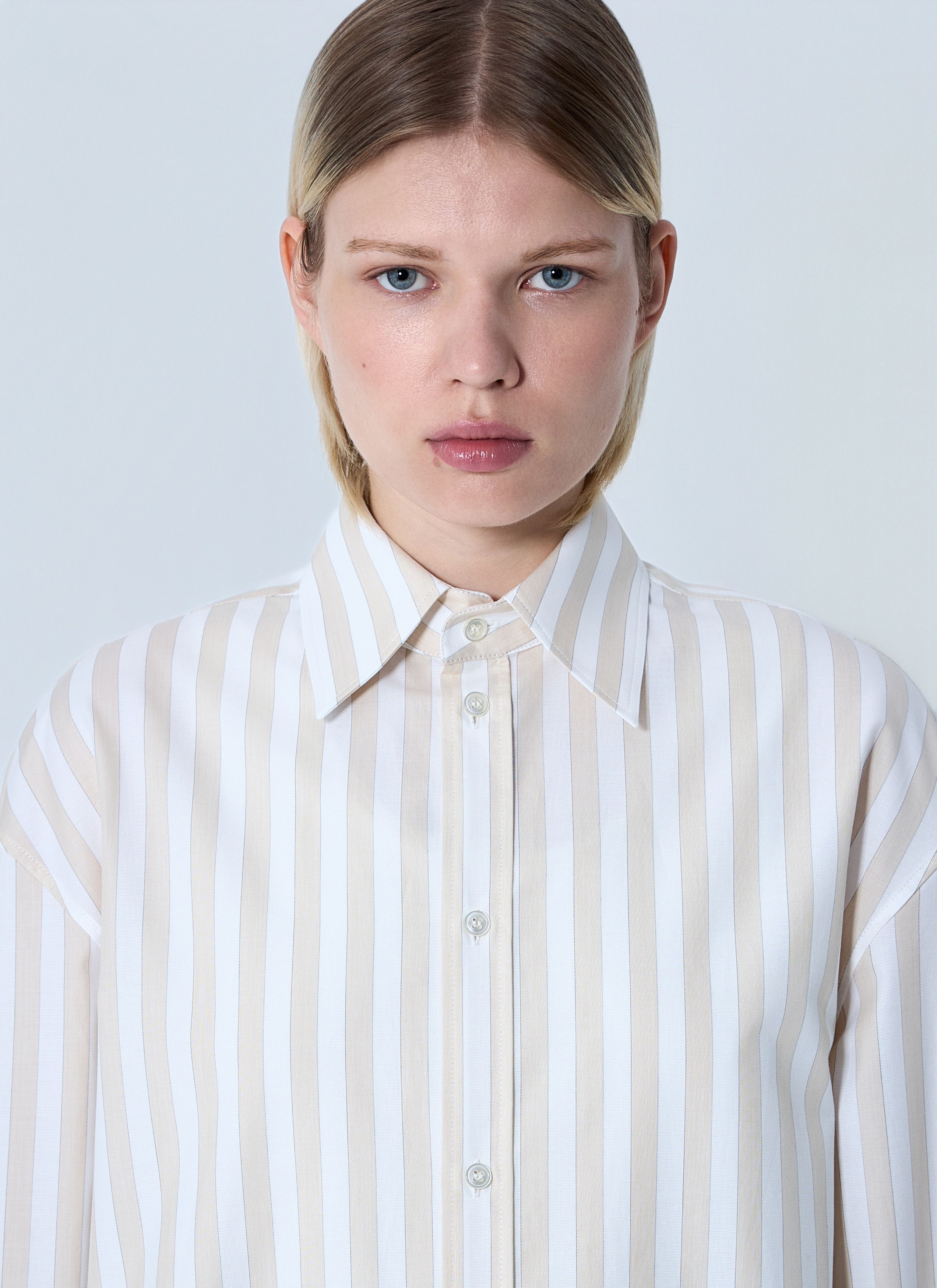 Saint Laurent Paris Striped Button-Down Shirt Size M / US 6-8 / IT 42-44 - 5 Thumbnail