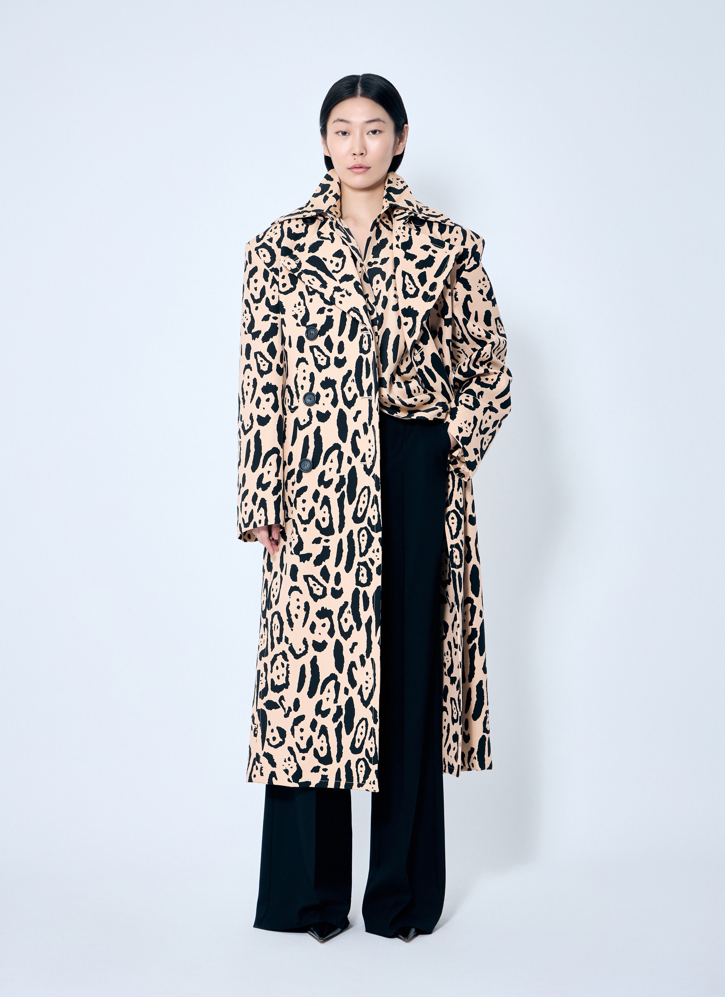 Sportmax Animal-Print Shirt Size M / US 6-8 / IT 42-44 - 2 Thumbnail