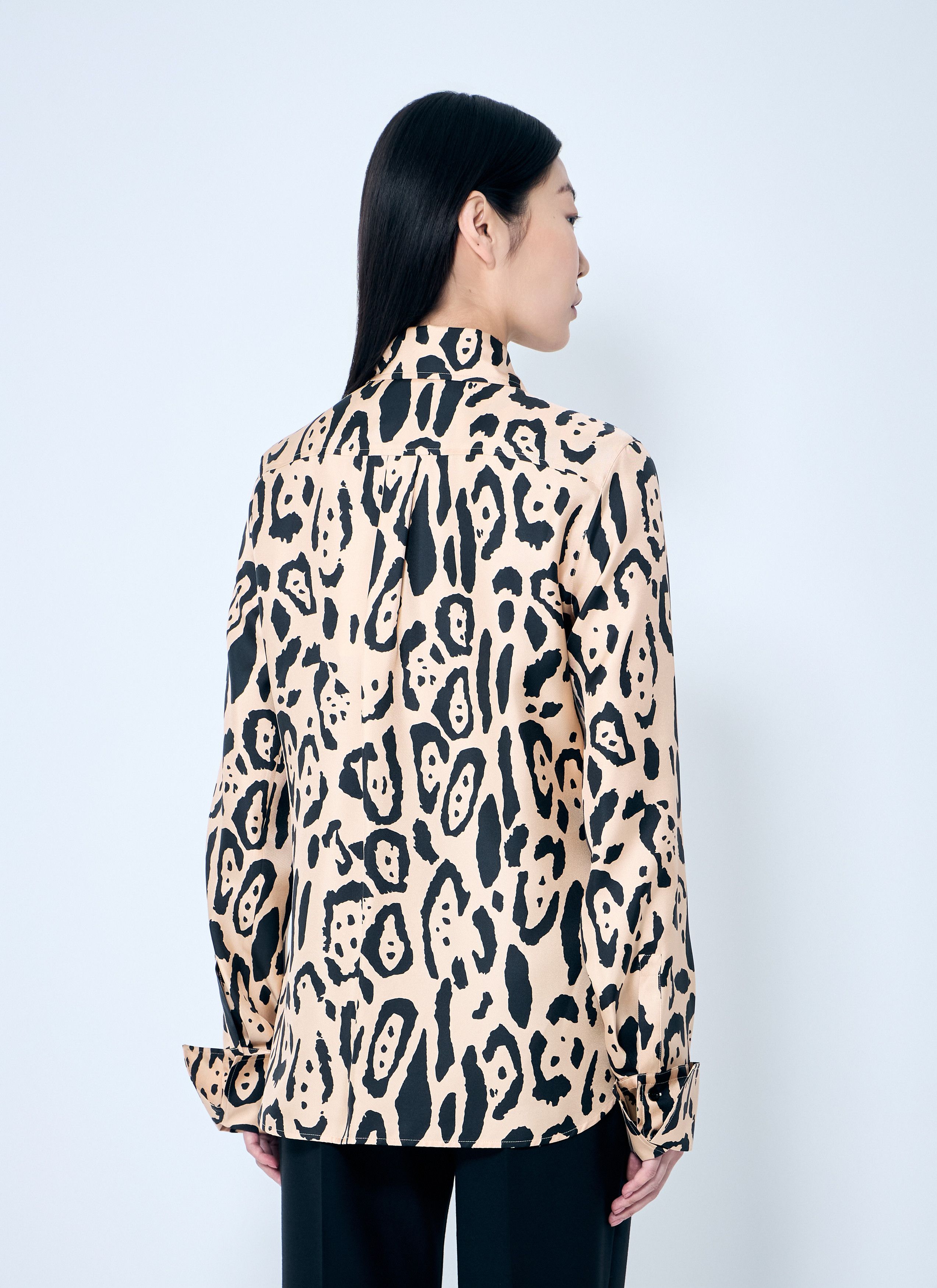 Sportmax Animal-Print Shirt Size M / US 6-8 / IT 42-44 - 4 Thumbnail