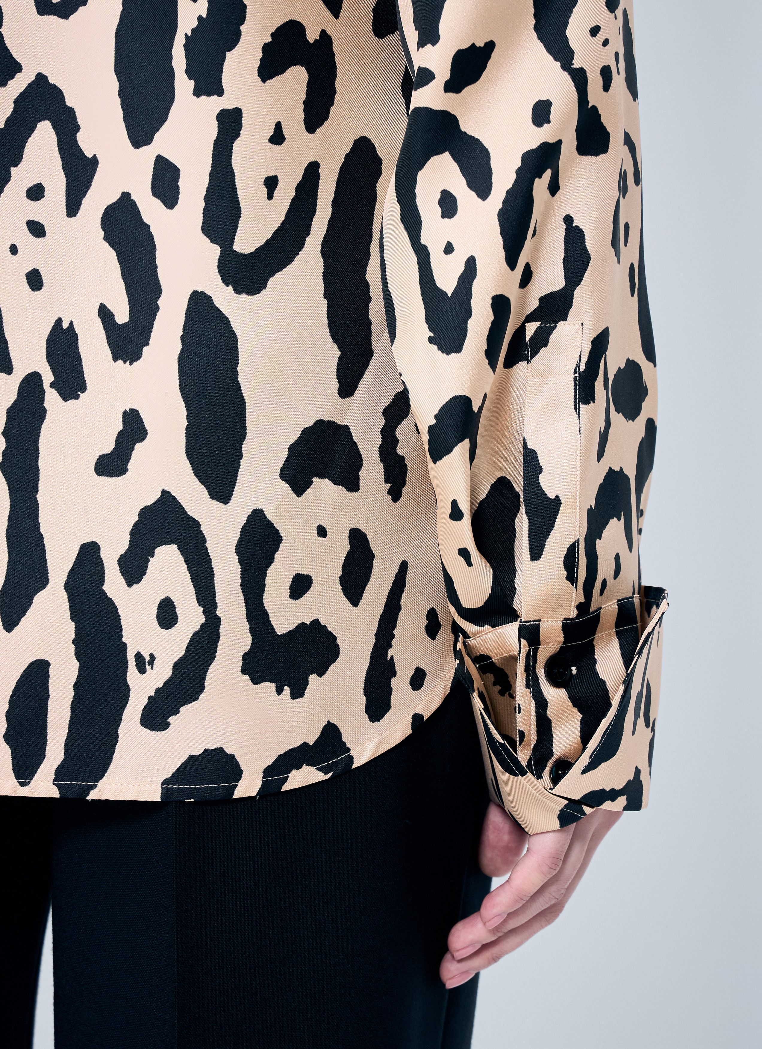 Sportmax Animal-Print Shirt Size M / US 6-8 / IT 42-44 - 6 Thumbnail