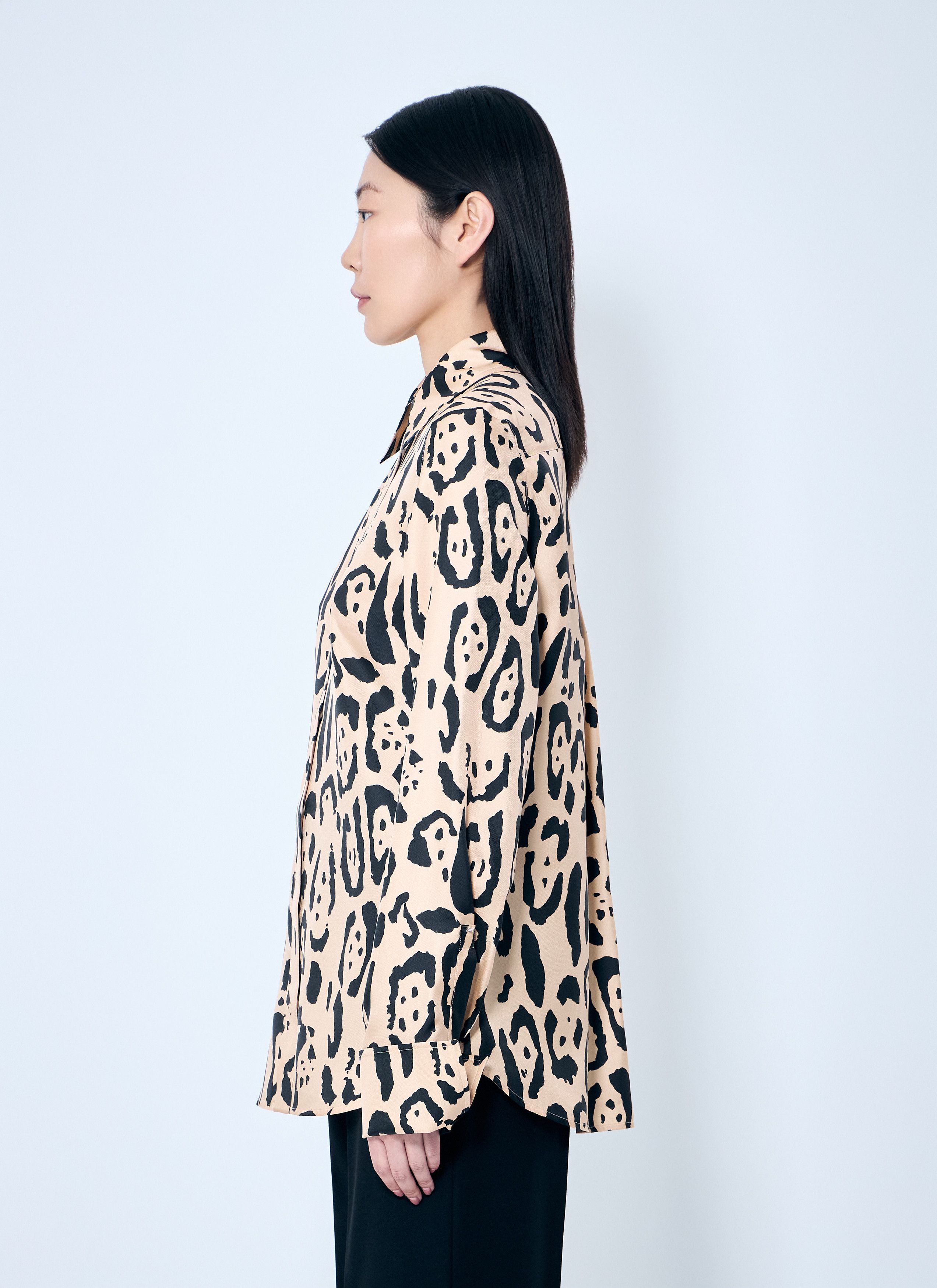 Sportmax Animal-Print Shirt Size M / US 6-8 / IT 42-44 - 3 Thumbnail