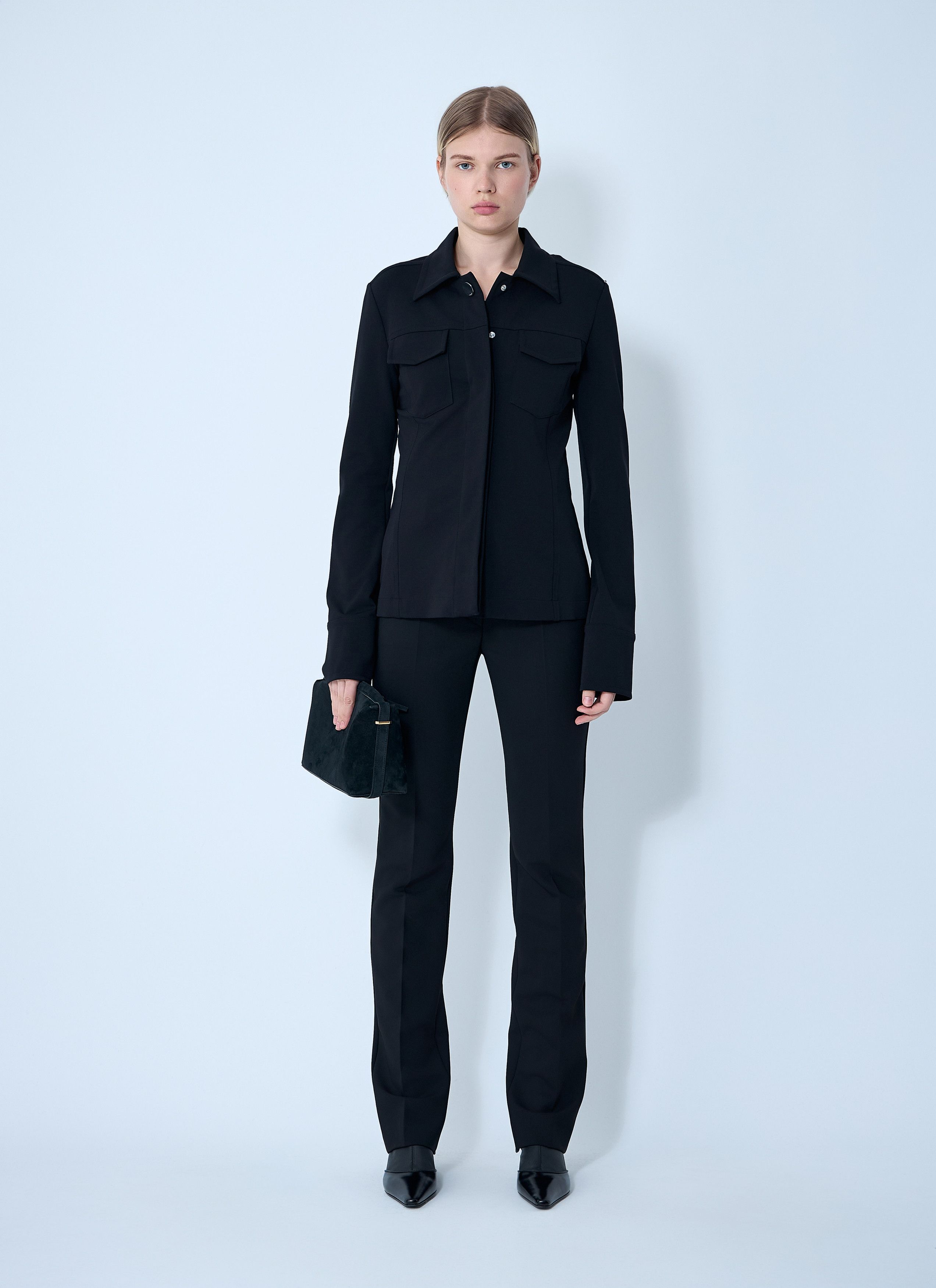Sportmax Stretch-Finish Pants Size 28" / US 6 / IT 42 - 2 Thumbnail