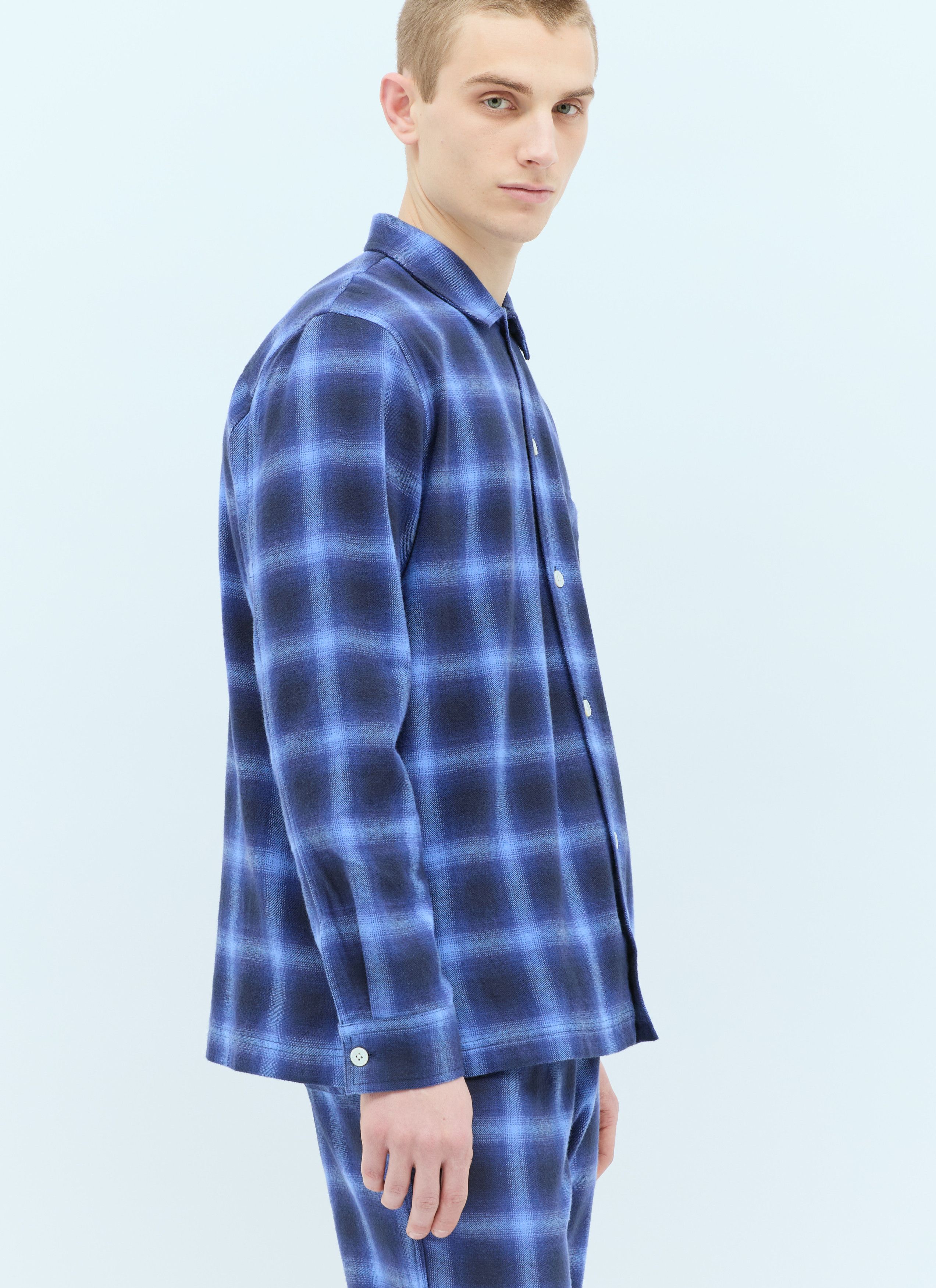 Tekla Plaid Pyjama Shirt Size M / US 6-8 / IT 42-44 - 3 Thumbnail