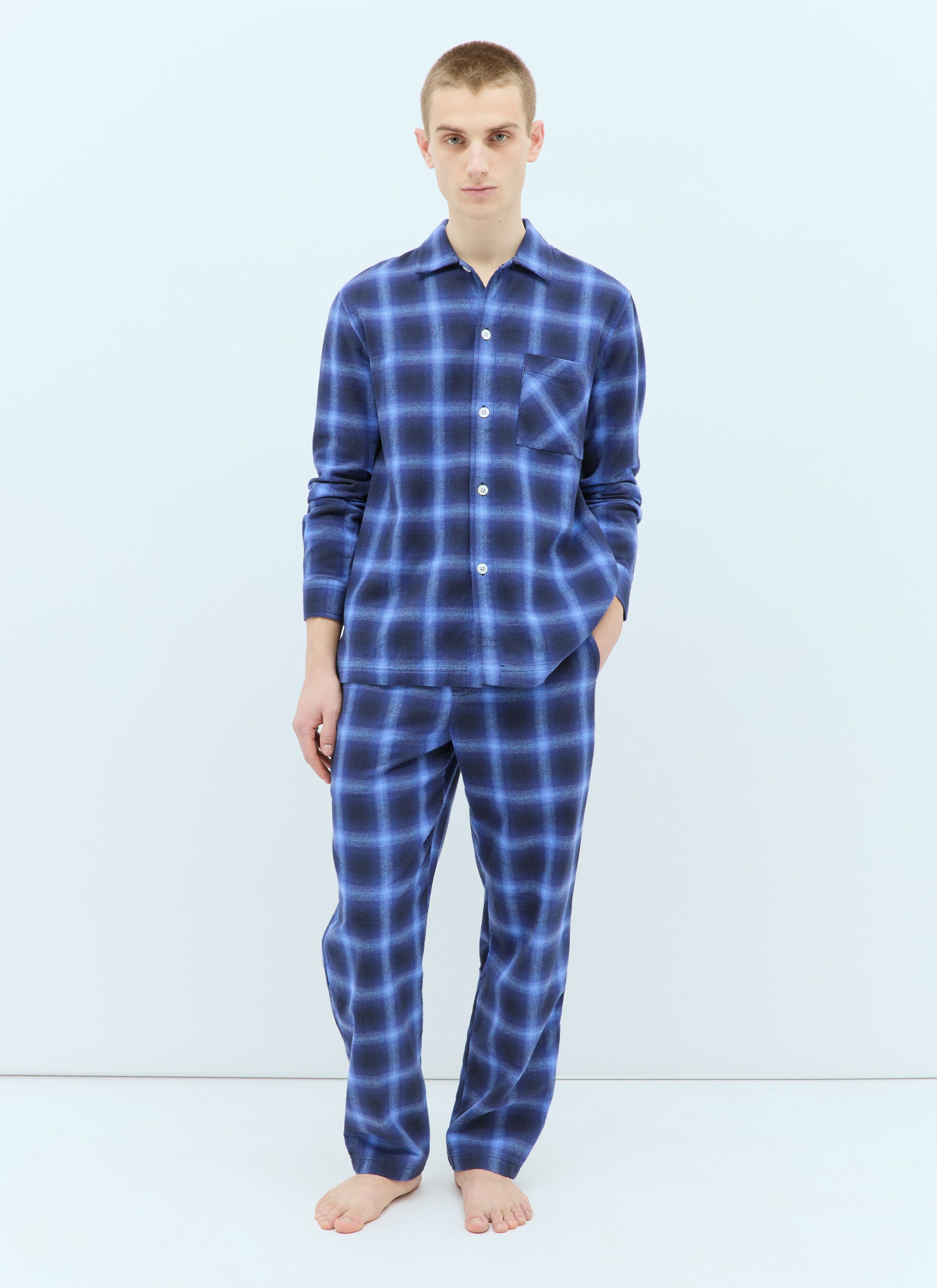 Tekla Plaid Pyjama Shirt Size US M / EU 48-50 / 2 - 4 Thumbnail
