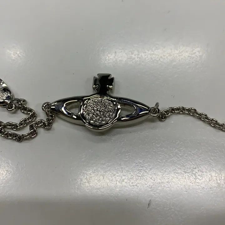 Vivienne Westwood Vivienne Westwood Mini Bas Relief Crystal Saturn Bracelet 0079 Size ONE SIZE - 2 Thumbnail