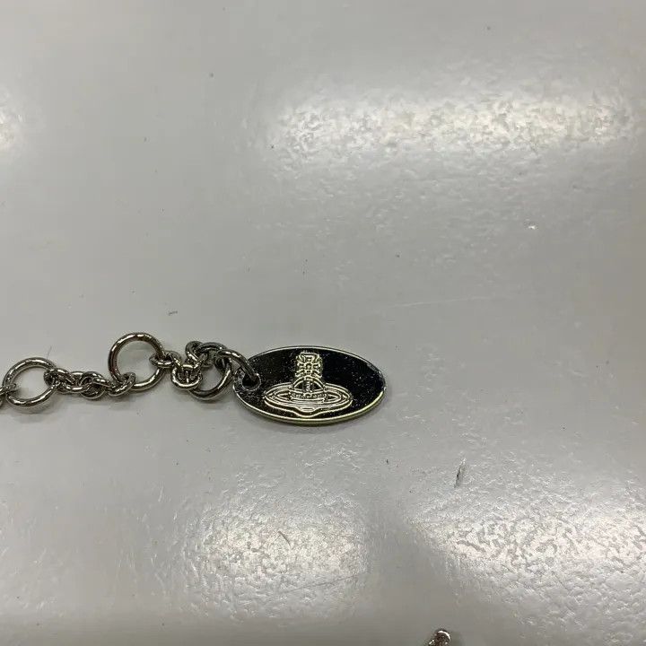 Vivienne Westwood Vivienne Westwood Mini Bas Relief Crystal Saturn Bracelet 0079 Size ONE SIZE - 3 Thumbnail