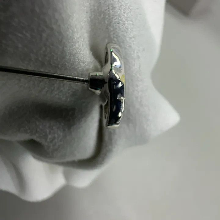 Vivienne Westwood Vivienne Westwood Nano Saturn Stud Earrings Silver 0079 Size ONE SIZE - 4 Thumbnail
