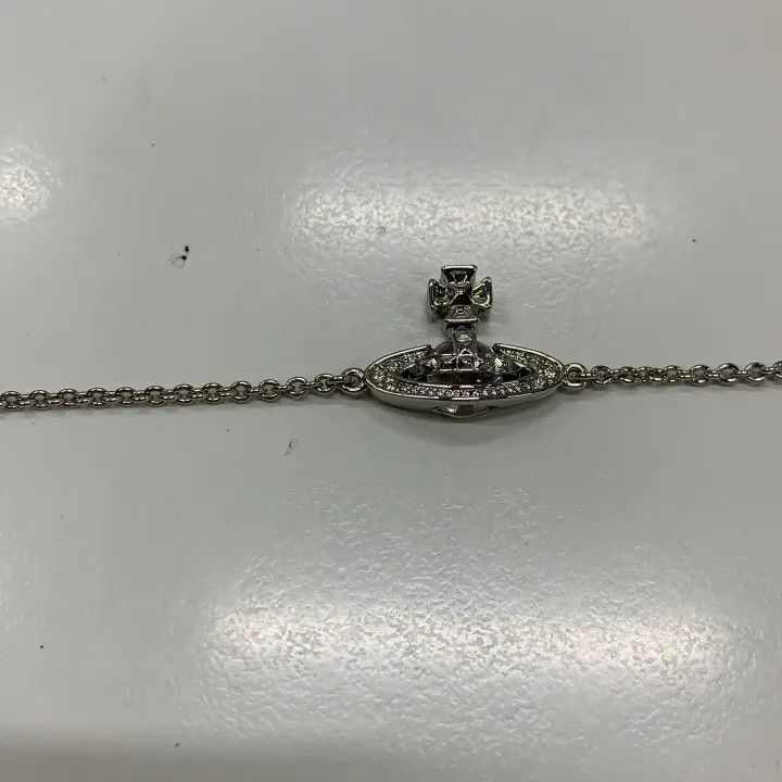 Vivienne Westwood Vivienne Westwood Silver Pina Bas Relief Bracelet 0079 Size ONE SIZE - 3 Thumbnail