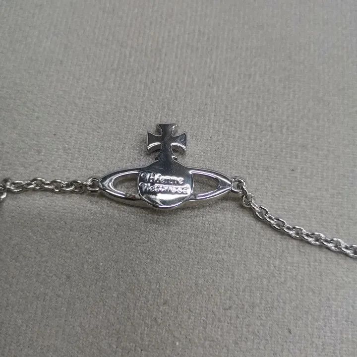 Vivienne Westwood Vivienne Westwood Saturn Design Silver Bracelet 0079 Size ONE SIZE - 3 Thumbnail