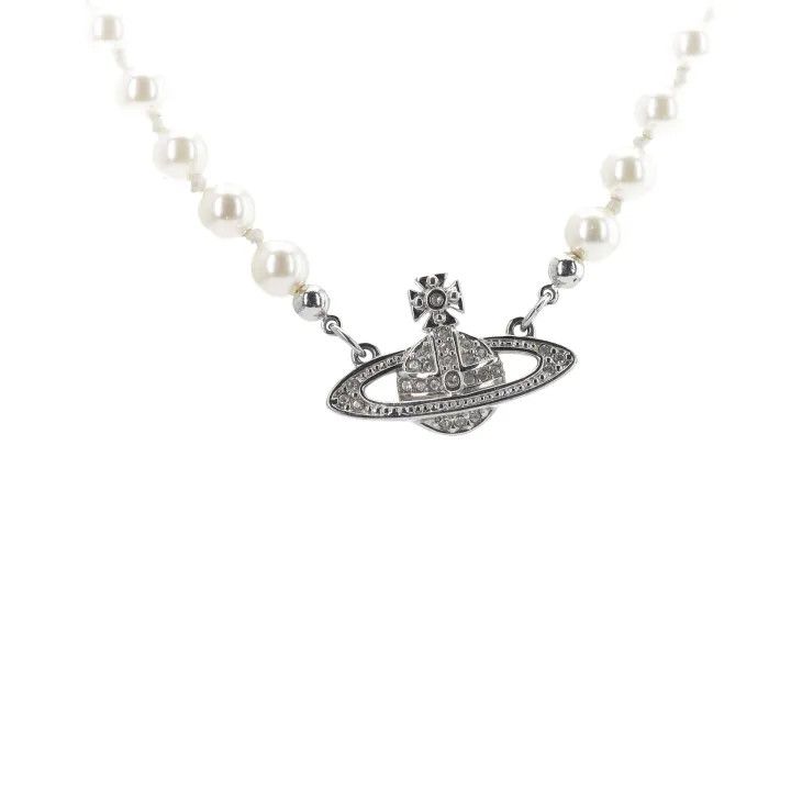 Vivienne Westwood Vivienne Westwood Mini Bas Relief Choker Necklace 0079 Size ONE SIZE - 2 Thumbnail