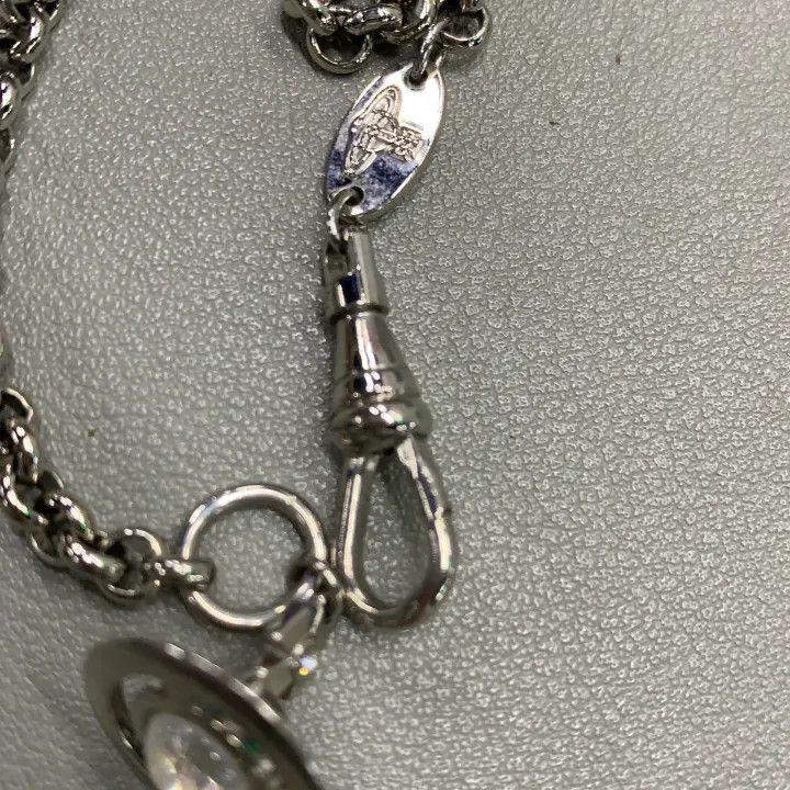 Vivienne Westwood Vivienne Westwood Petite Orb Silver Bracelet 0079 Size ONE SIZE - 6 Thumbnail