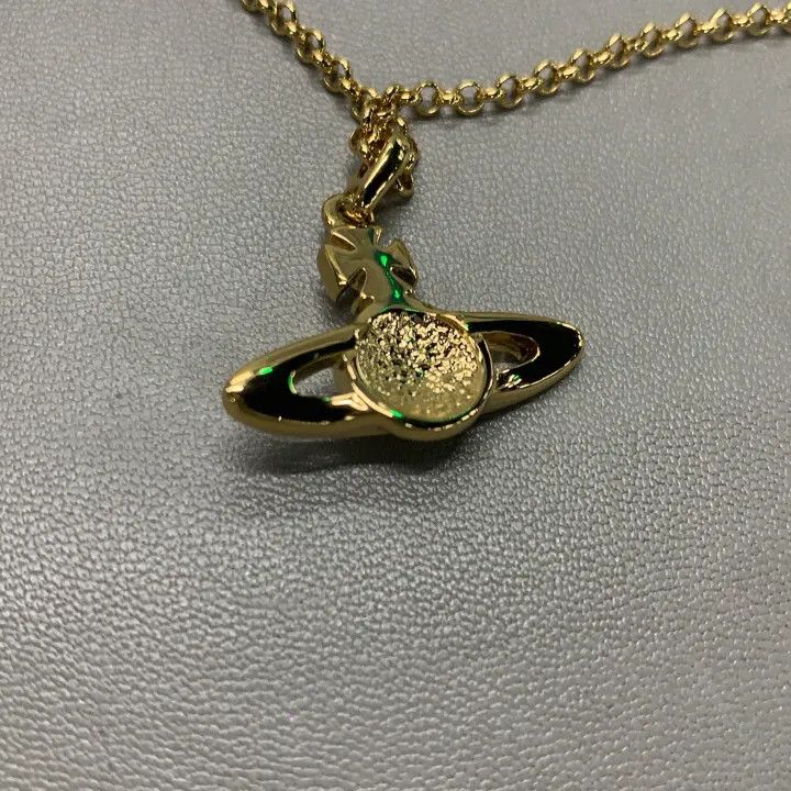 Vivienne Westwood Vivienne Westwood Neil Saturn Necklace for Women 0079 Size ONE SIZE - 4 Thumbnail