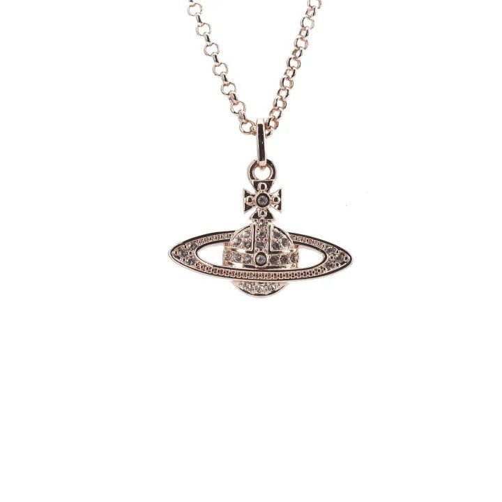 Vivienne Westwood Vivienne Westwood Brass Planet Pendant Necklace 0079 Size ONE SIZE - 2 Thumbnail