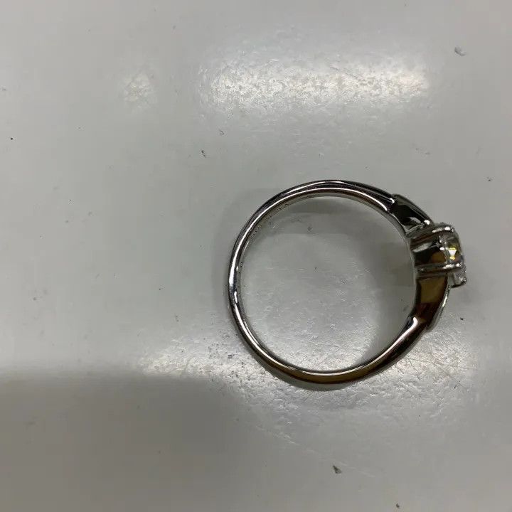 Vivienne Westwood Vivienne Westwood Reina Silver Ring with Crystal 0079 Size ONE SIZE - 3 Thumbnail