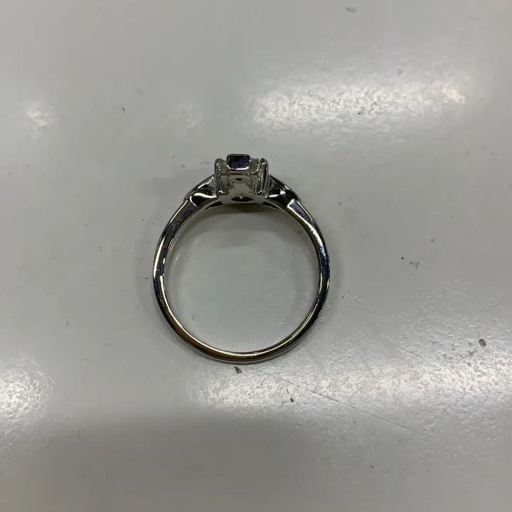 Vivienne Westwood Vivienne Westwood Reina Silver Ring with Crystal 0079 Size ONE SIZE - 2 Thumbnail