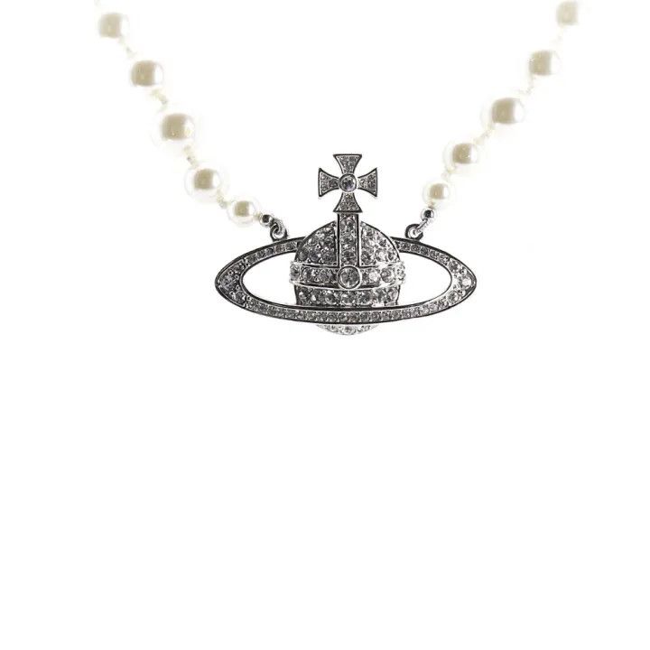 Vivienne Westwood Vivienne Westwood One Row Pearl Choker Necklace 0079 Size ONE SIZE - 2 Thumbnail