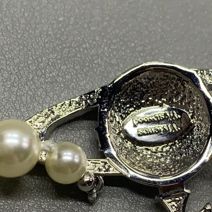 Vivienne Westwood Vivienne Westwood One Row Pearl Choker Necklace 0079 Size ONE SIZE - 7 Thumbnail