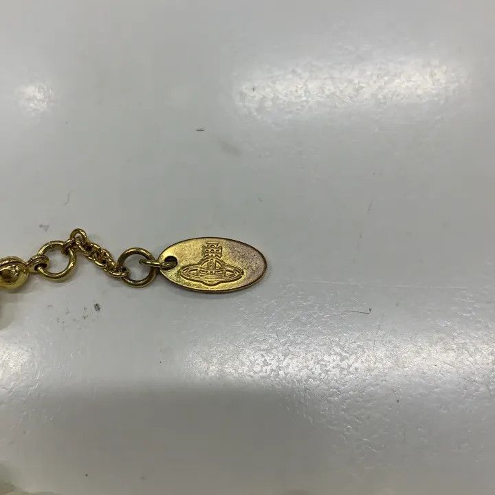 Vivienne Westwood Vivienne Westwood Pearl Brass Bracelet for Women 0079 Size ONE SIZE - 4 Thumbnail