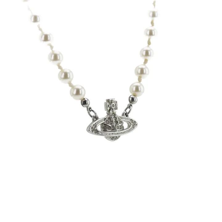 Vivienne Westwood Vivienne Westwood Mini Bas Relief Choker Necklace 0079 Size ONE SIZE - 2 Thumbnail