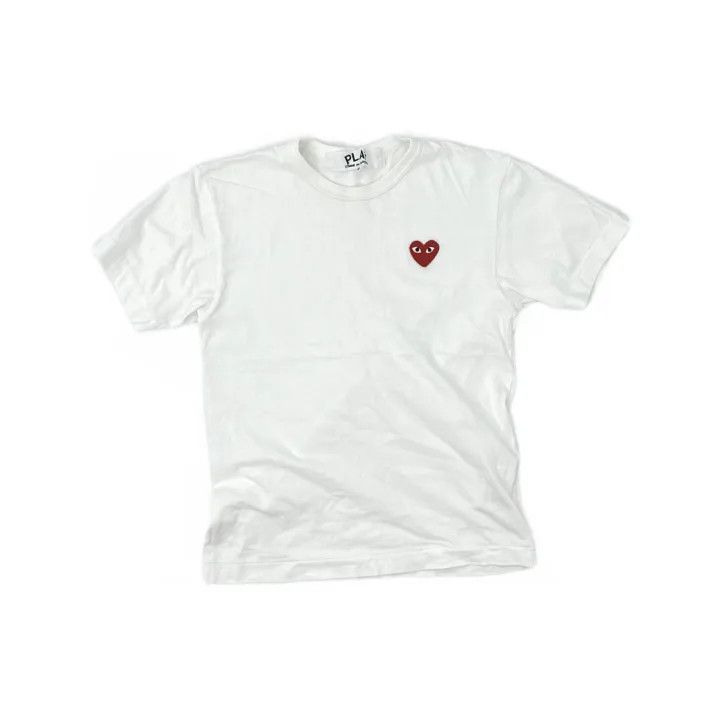 Comme des Garcons Comme des Garçons Play Red Heart Short Sleeve T-Shirt 0079 Size US S / EU 44-46 / 1 - 2 Thumbnail