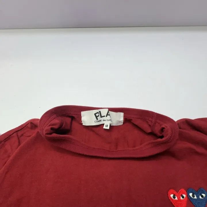 Comme des Garcons Comme des Garçons Play Red Heart T-Shirt 0079 Size US M / EU 48-50 / 2 - 6 Thumbnail
