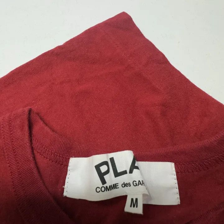Comme des Garcons Comme des Garçons Play Red Heart T-Shirt 0079 Size US M / EU 48-50 / 2 - 4 Thumbnail