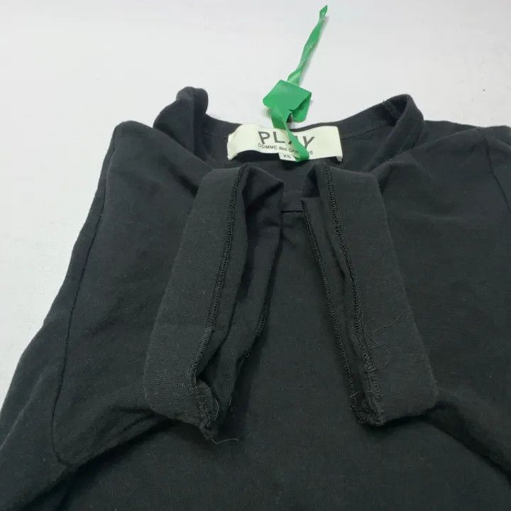Comme des Garcons Comme des Garçons Play Black Embroidered T-Shirt 0079 Size US XS / EU 42 / 0 - 9 Thumbnail