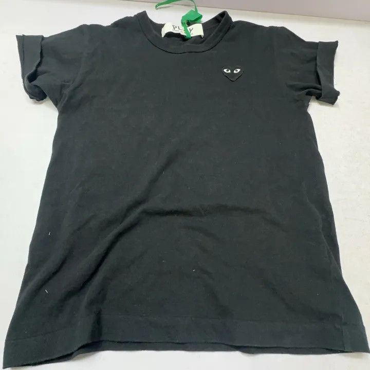 Comme des Garcons Comme des Garçons Play Black Embroidered T-Shirt 0079 Size US XS / EU 42 / 0 - 10 Thumbnail