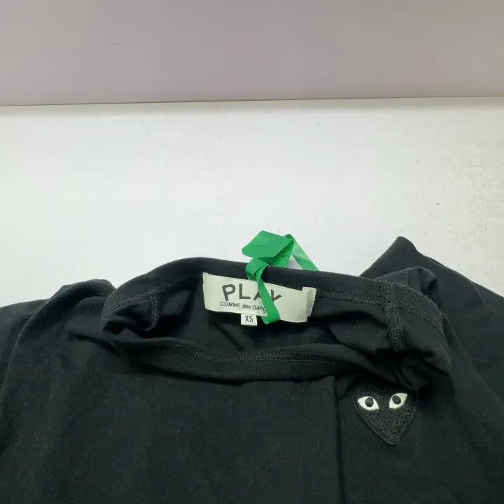 Comme des Garcons Comme des Garçons Play Black Embroidered T-Shirt 0079 Size US XS / EU 42 / 0 - 8 Thumbnail