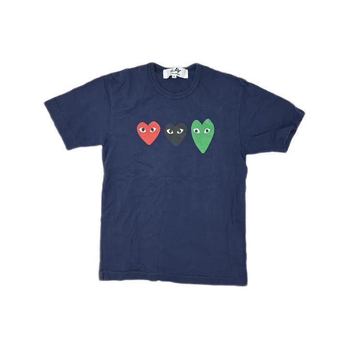 Comme des Garcons Comme des Garcons Play Heart Logo T-Shirt 0079 Size US S / EU 44-46 / 1 - 2 Thumbnail