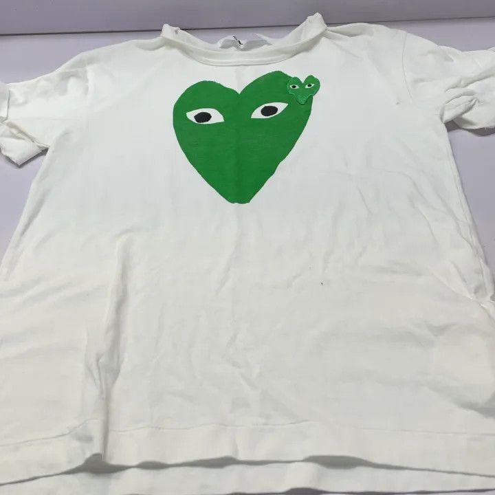 Comme des Garcons Comme des Garçons Play Green Heart Print T-Shirt 0079 Size US S / EU 44-46 / 1 - 7 Thumbnail