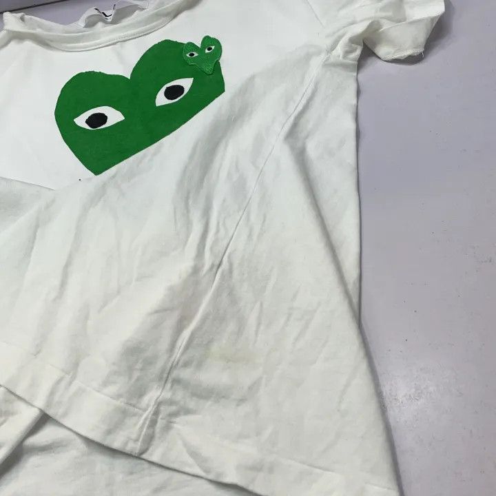 Comme des Garcons Comme des Garçons Play Green Heart Print T-Shirt 0079 Size US S / EU 44-46 / 1 - 9 Thumbnail