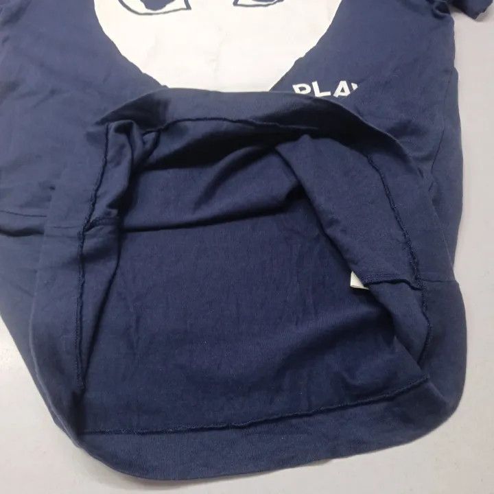 Comme des Garcons Comme des Garçons Play Navy Heart Logo T-Shirt 0079 Size US L / EU 52-54 / 3 - 13 Thumbnail