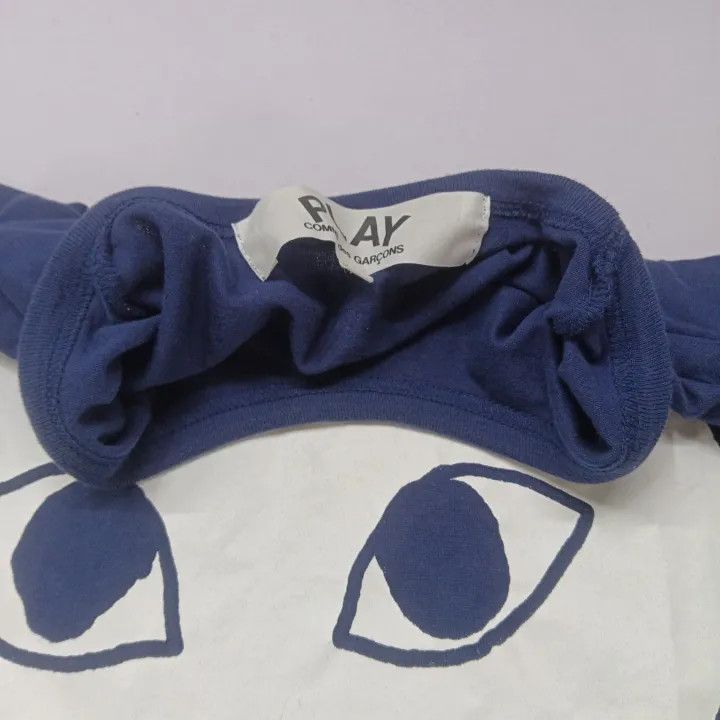 Comme des Garcons Comme des Garçons Play Navy Heart Logo T-Shirt 0079 Size US L / EU 52-54 / 3 - 7 Thumbnail