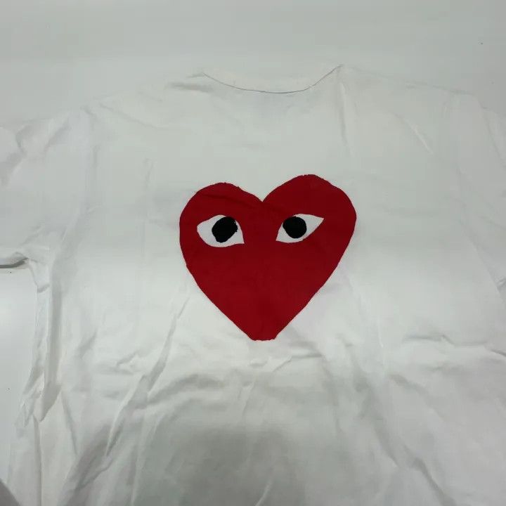 Comme des Garcons Comme des Garçons Play Heart Print T-Shirt 0079 Size US S / EU 44-46 / 1 - 10 Thumbnail