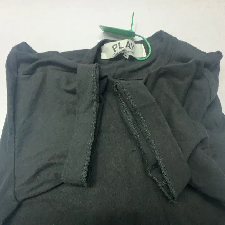 Comme des Garcons Comme des Garcons Play Black Heart Embroidered T-Shirt 0079 Size US L / EU 52-54 / 3 - 8 Thumbnail