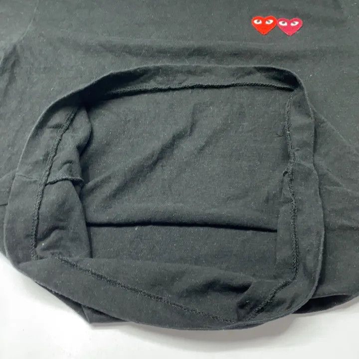 Comme des Garcons Comme des Garcons Play Black Short Sleeve T-Shirt 0079 Size US S / EU 44-46 / 1 - 9 Thumbnail