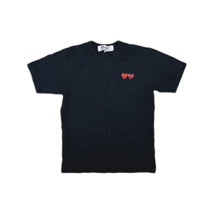 Comme des Garcons Comme des Garcons Play Black Short Sleeve T-Shirt 0079 Size US S / EU 44-46 / 1 - 2 Thumbnail