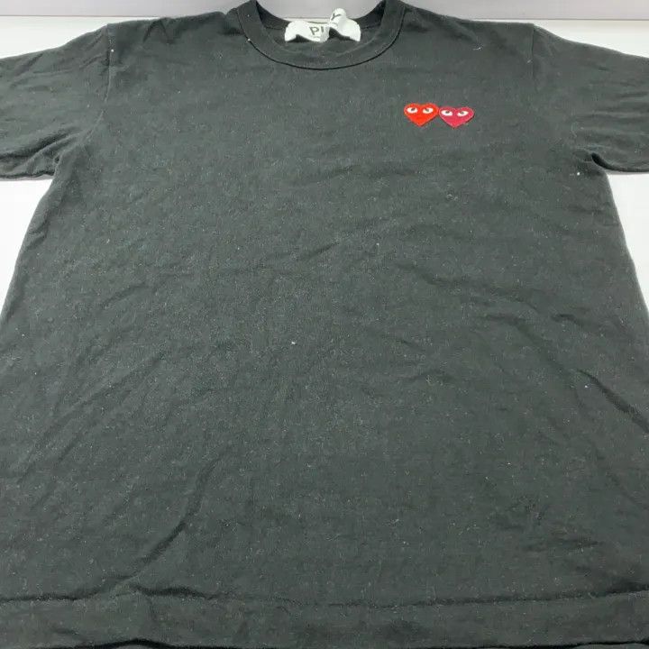 Comme des Garcons Comme des Garcons Play Black Short Sleeve T-Shirt 0079 Size US S / EU 44-46 / 1 - 8 Thumbnail