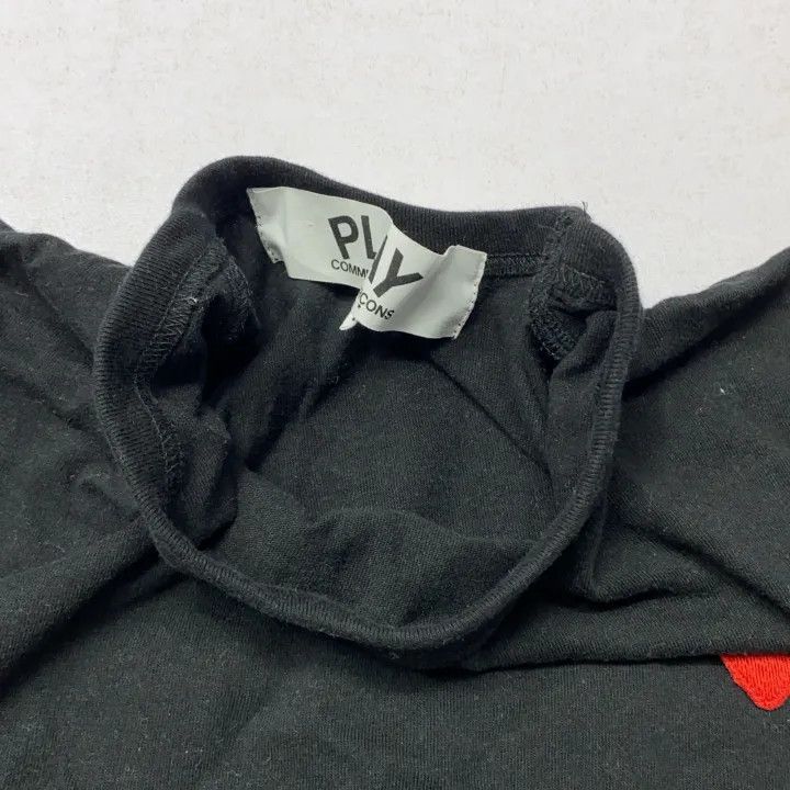 Comme des Garcons Comme des Garcons Play Black Short Sleeve T-Shirt 0079 Size US S / EU 44-46 / 1 - 6 Thumbnail