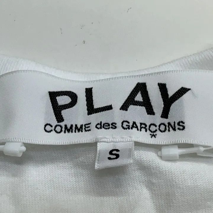 Comme des Garcons Comme des Garcons Play White Heart T-Shirt 0079 Size US S / EU 44-46 / 1 - 2 Thumbnail