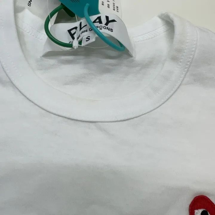 Comme des Garcons Comme des Garçons Play Short Sleeve Heart T-Shirt 0079 Size US S / EU 44-46 / 1 - 5 Thumbnail