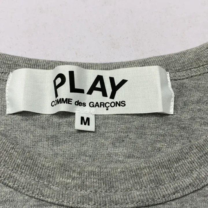 Comme des Garcons Comme des Garçons Play Gray Long Sleeve T-Shirt 0079 Size US M / EU 48-50 / 2 - 3 Thumbnail