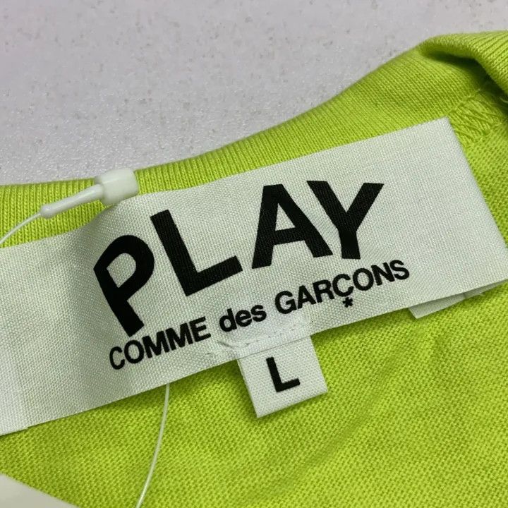 Comme des Garcons Comme des Garçons Play Red Heart Short Sleeve Tee 0079 Size US L / EU 52-54 / 3 - 4 Thumbnail