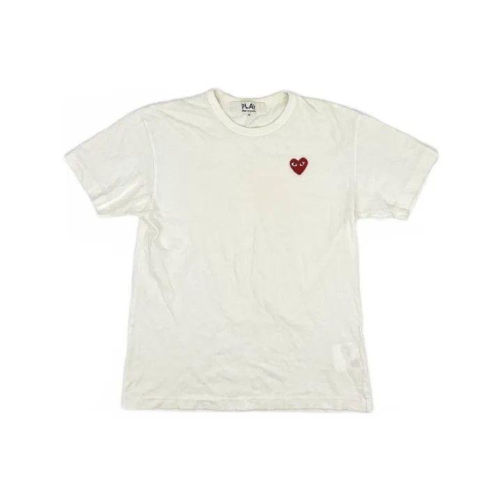 Comme des Garcons Comme des Garcons Play Red Heart Short Sleeve Tee 0079 Size US XL / EU 56 / 4 - 2 Thumbnail