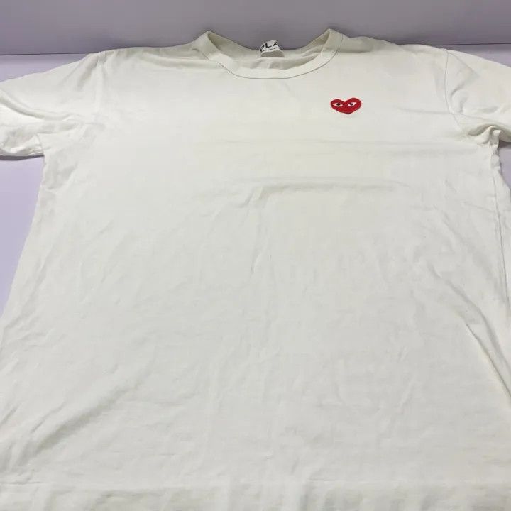 Comme des Garcons Comme des Garcons Play Red Heart Short Sleeve Tee 0079 Size US XL / EU 56 / 4 - 9 Thumbnail