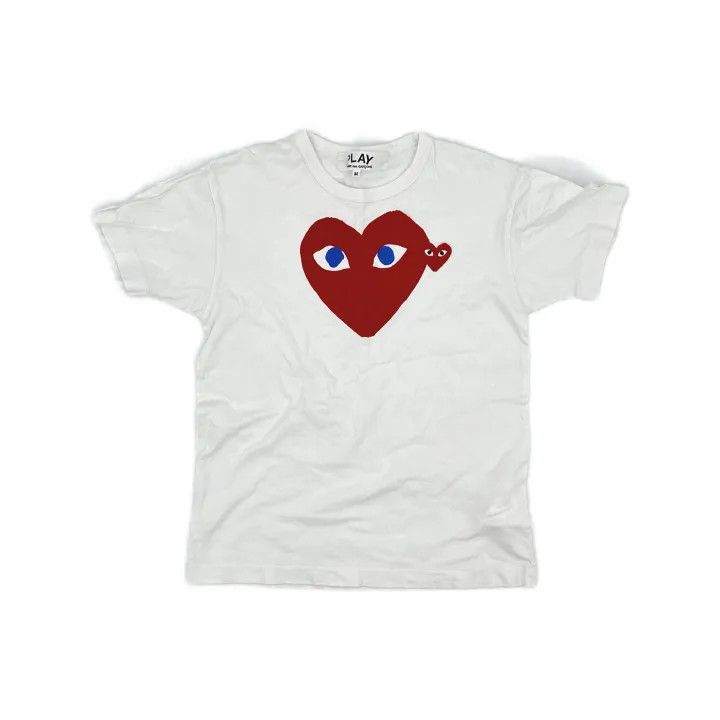 Comme des Garcons Comme des Garçons Play Red Heart T-Shirt 0079 Size US M / EU 48-50 / 2 - 2 Thumbnail